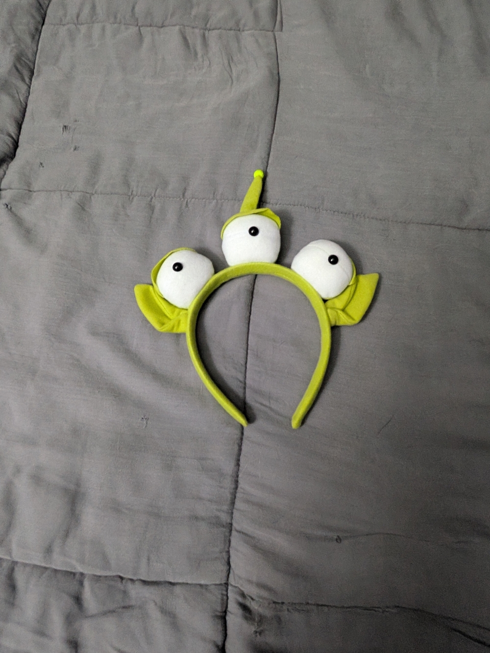 Disney Toy Story Alien Plush Ears Headband LGM Costume One Size Green Halloween